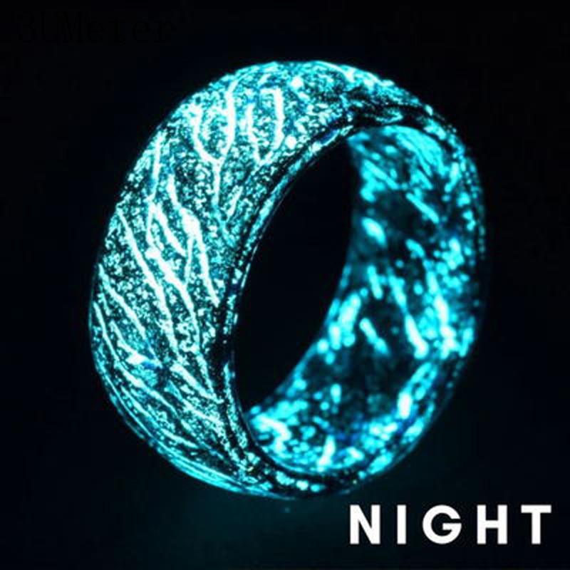 Luminous teal ring with textured pattern and glowing blue highlights