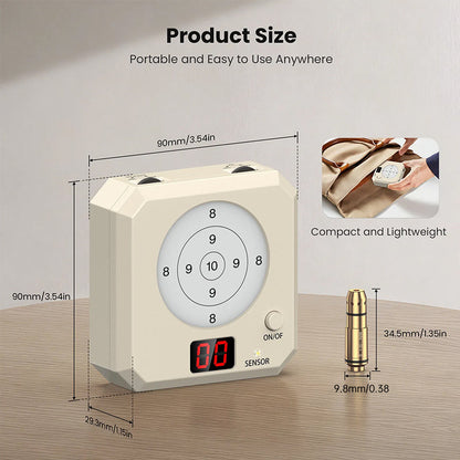 9mm Laser Training Kit, Dry Fire Laser Target with 9x19 Training Cartridge, USB Rechargeable Outdoor Electronic Shooting Target - Renee Lane Company