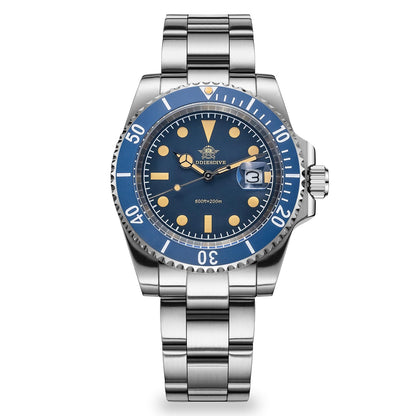 ADDIESDIVE Mens Analog 41MM Quartz Wrist Watch - Water Resistant up to 200 Meters Calendar Pane Blue Dial - Renee Lane Company