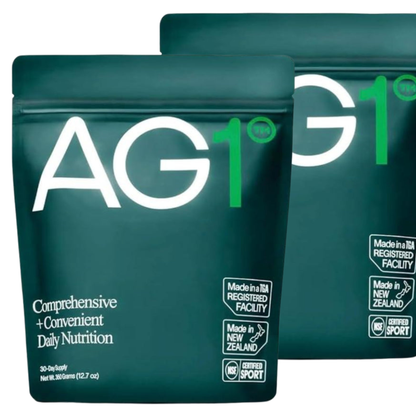 AG1 Athletic Greens 12.7 oz 360g Powder Supplement pack of 2 - Renee Lane Company