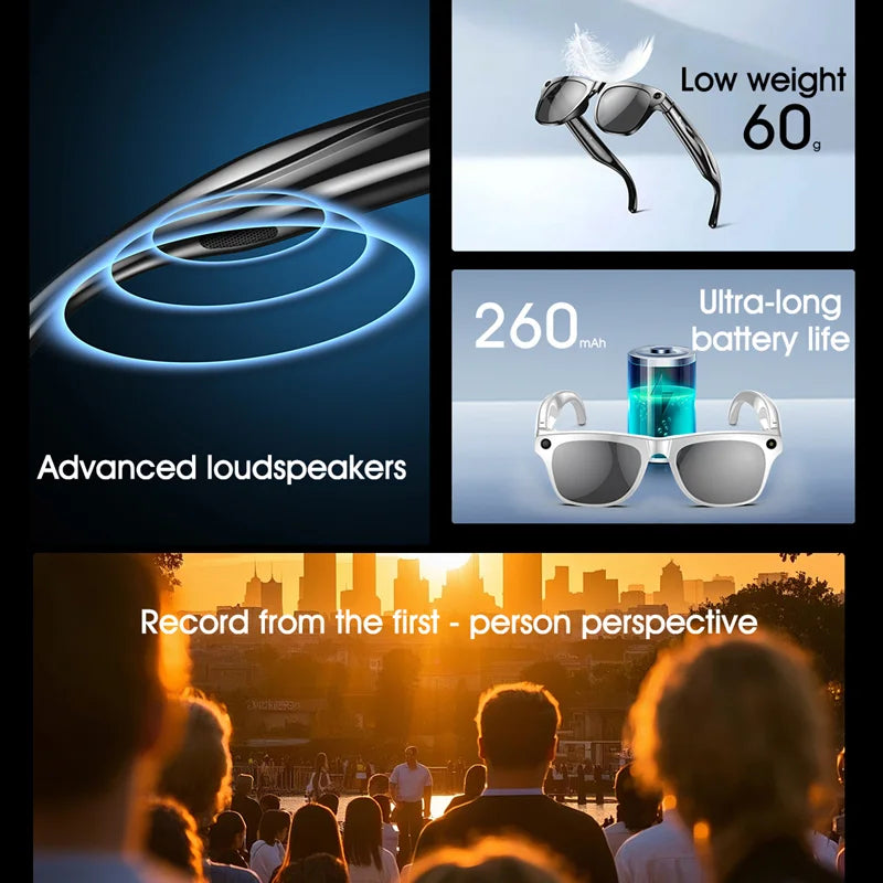 AI Smart Glasses with HD Display & Translation - Renee Lane Company
