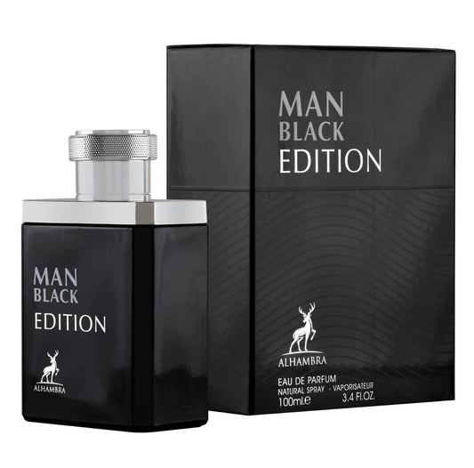 ALHAMBRA MAN BLACK EDITION 3.4 EAU DE PARFUM SPRAY - Renee Lane Company