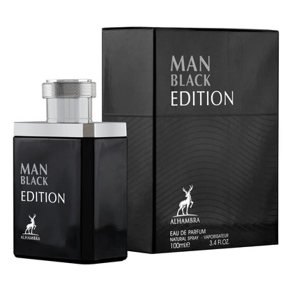 ALHAMBRA MAN BLACK EDITION 3.4 EAU DE PARFUM SPRAY - Renee Lane Company