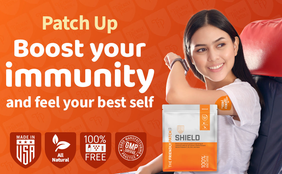 Shield Wellness: 12-Hour High-Potency Immunity Patches - 8 Pack - Renee Lane Company