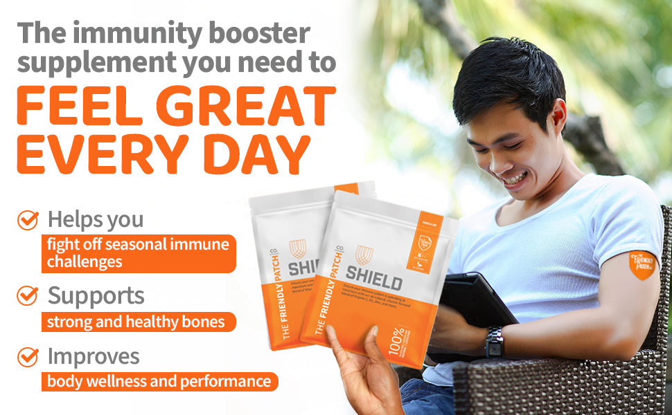 Shield Wellness: 12-Hour High-Potency Immunity Patches - 8 Pack - Renee Lane Company