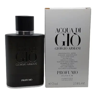 Giorgio Armani Acqua di Gio Profumo tester perfume bottle with black cap and box