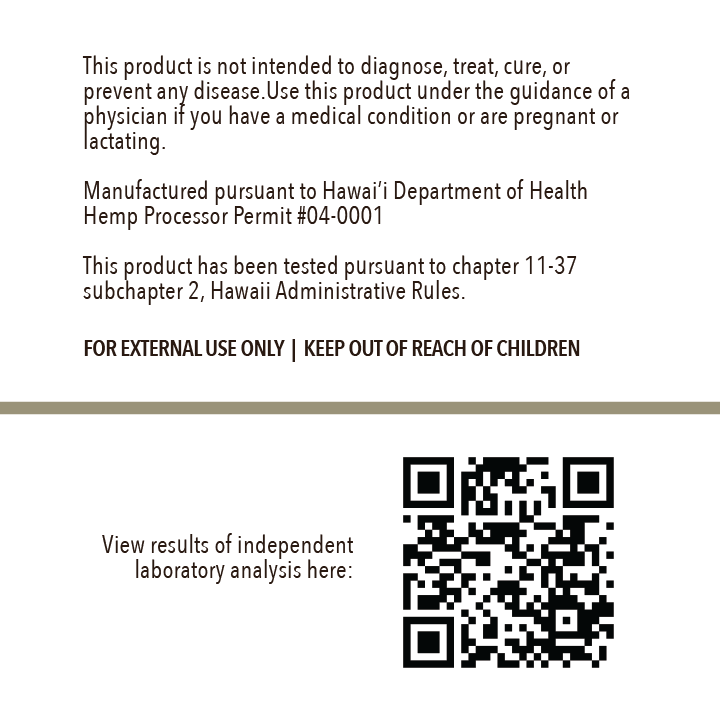 Activated Cannabinoid Balm - Renee Lane Company