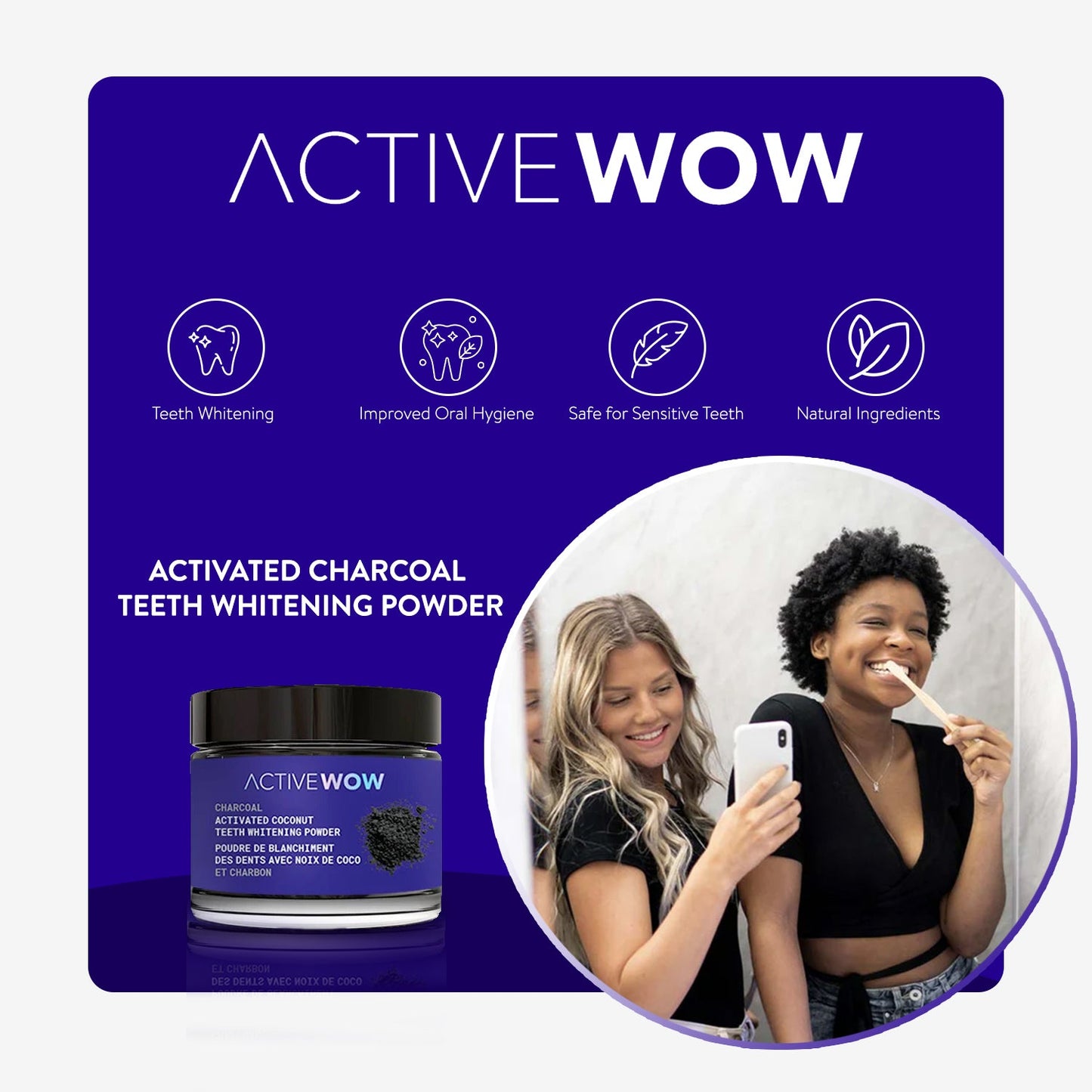Activated Charcoal Teeth Whitening Powder - Renee Lane Company