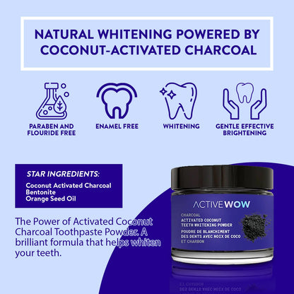 Activated Charcoal Teeth Whitening Powder - Renee Lane Company