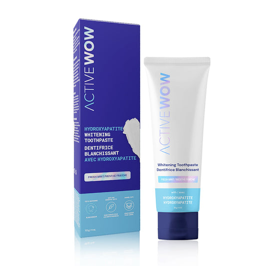 Active Wow 24k White Hydroxyapatite Whitening Toothpaste - Fresh Mint - Renee Lane Company