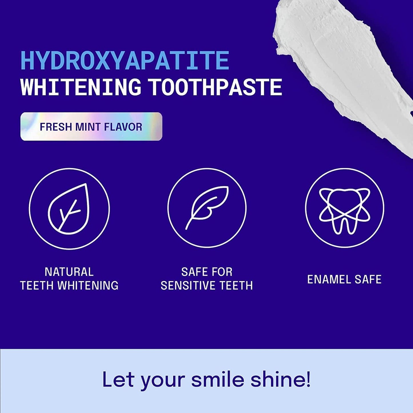 Active Wow 24k White Hydroxyapatite Whitening Toothpaste - Fresh Mint - Renee Lane Company