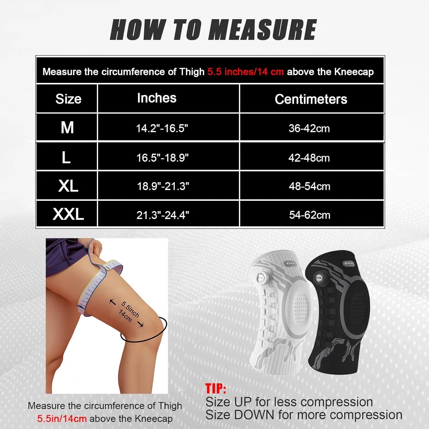 Adjustable Knee Brace with Patella Support Stabilizer - Renee Lane Company
