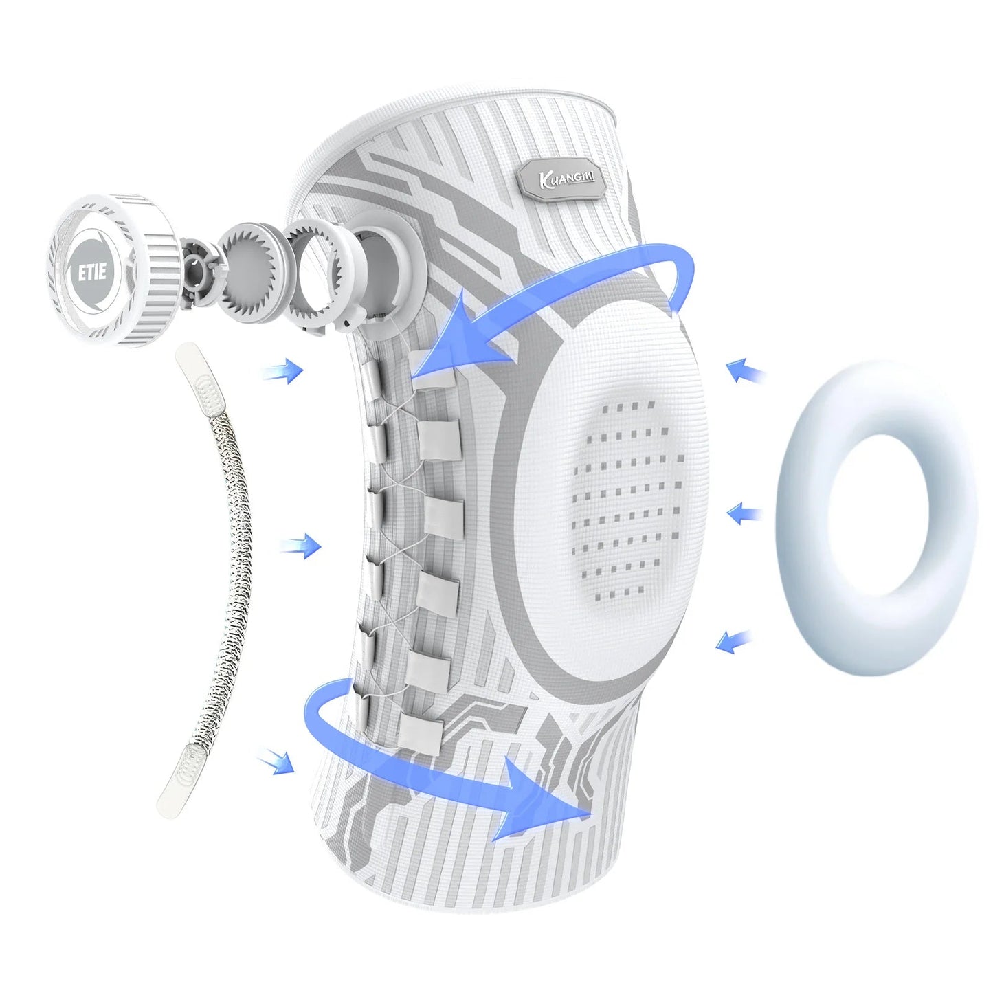 Adjustable Knee Brace with Patella Support Stabilizer - Renee Lane Company