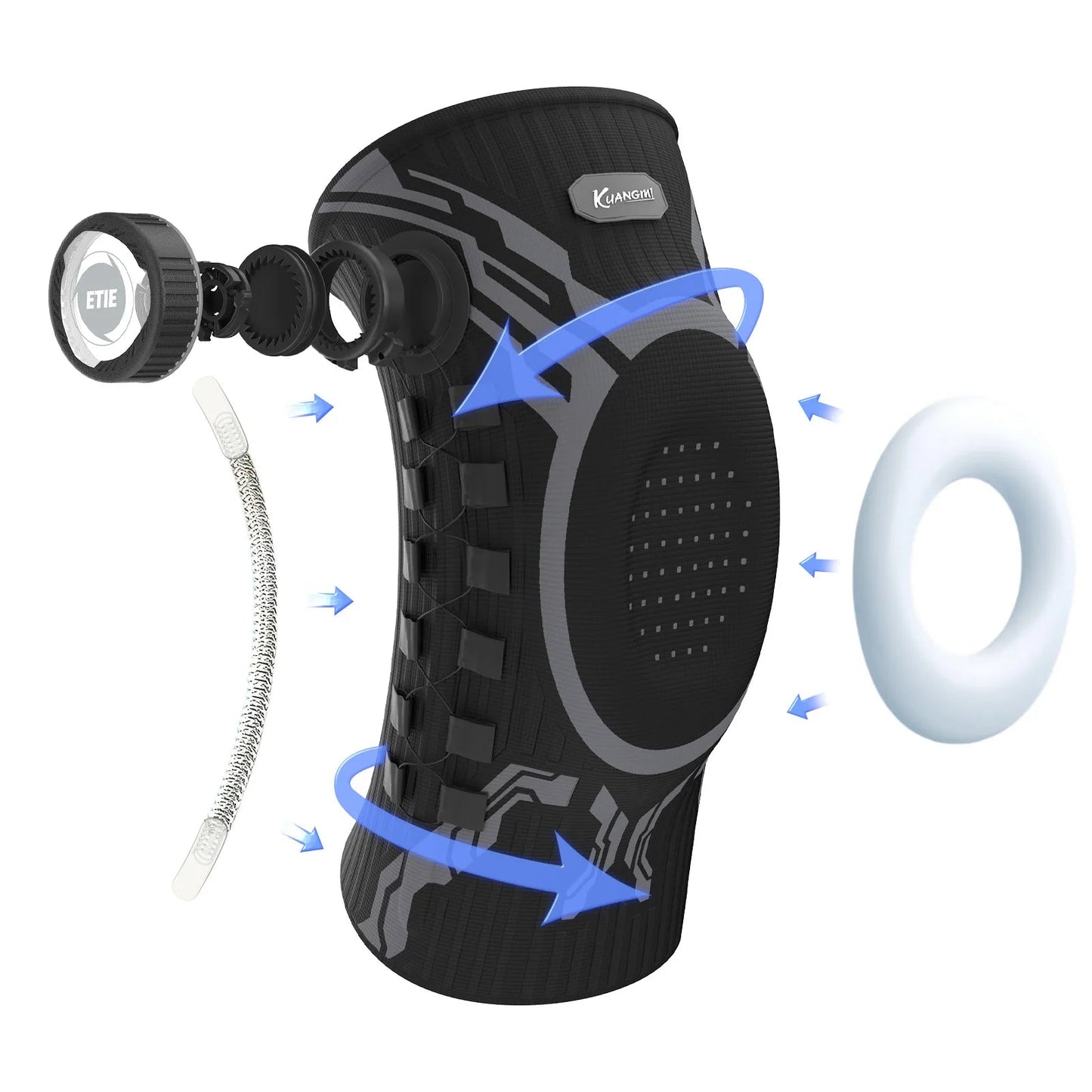 Adjustable Knee Brace with Patella Support Stabilizer - Renee Lane Company