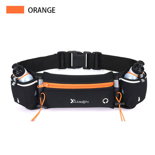 Adjustable Running Belt Fanny Pack With 2 Water Bottle Holder For Men And Women For Fitness Jogging Hiking Travel - Renee Lane Company