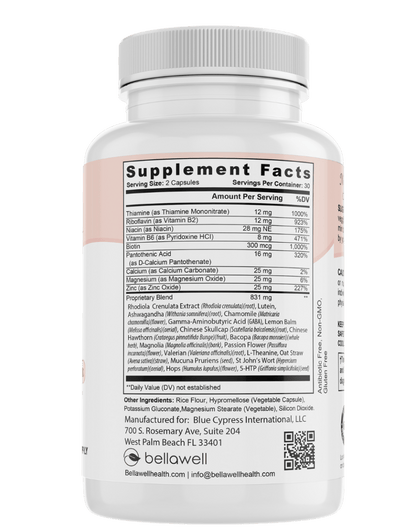 Advanced Stress Relief Formula by Bellawell - Renee Lane Company