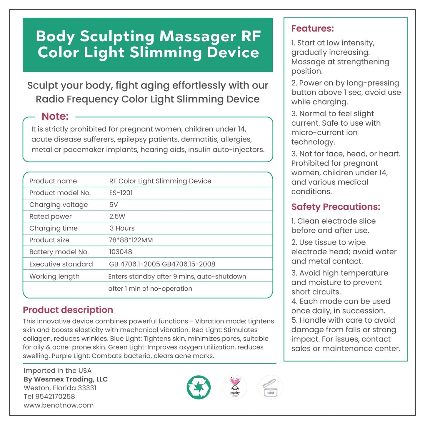 All-Inclusive Body Contouring Device: Sculpt, Tone & Glow - Renee Lane Company