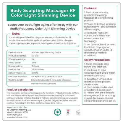 All-Inclusive Body Contouring Device: Sculpt, Tone & Glow - Renee Lane Company