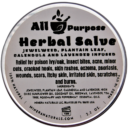 All Purpose Salve - Herbal infusion for poison Ivy, Bug Bites & other skin conditions - Renee Lane Company