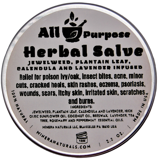 All Purpose Salve - Herbal infusion for poison Ivy, Bug Bites & other skin conditions - Renee Lane Company