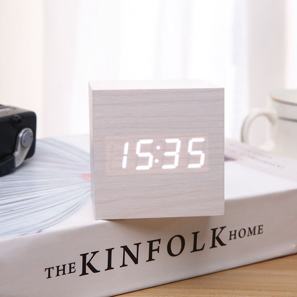 Alva Clock - Wooden Minimalist Clock - Renee Lane Company