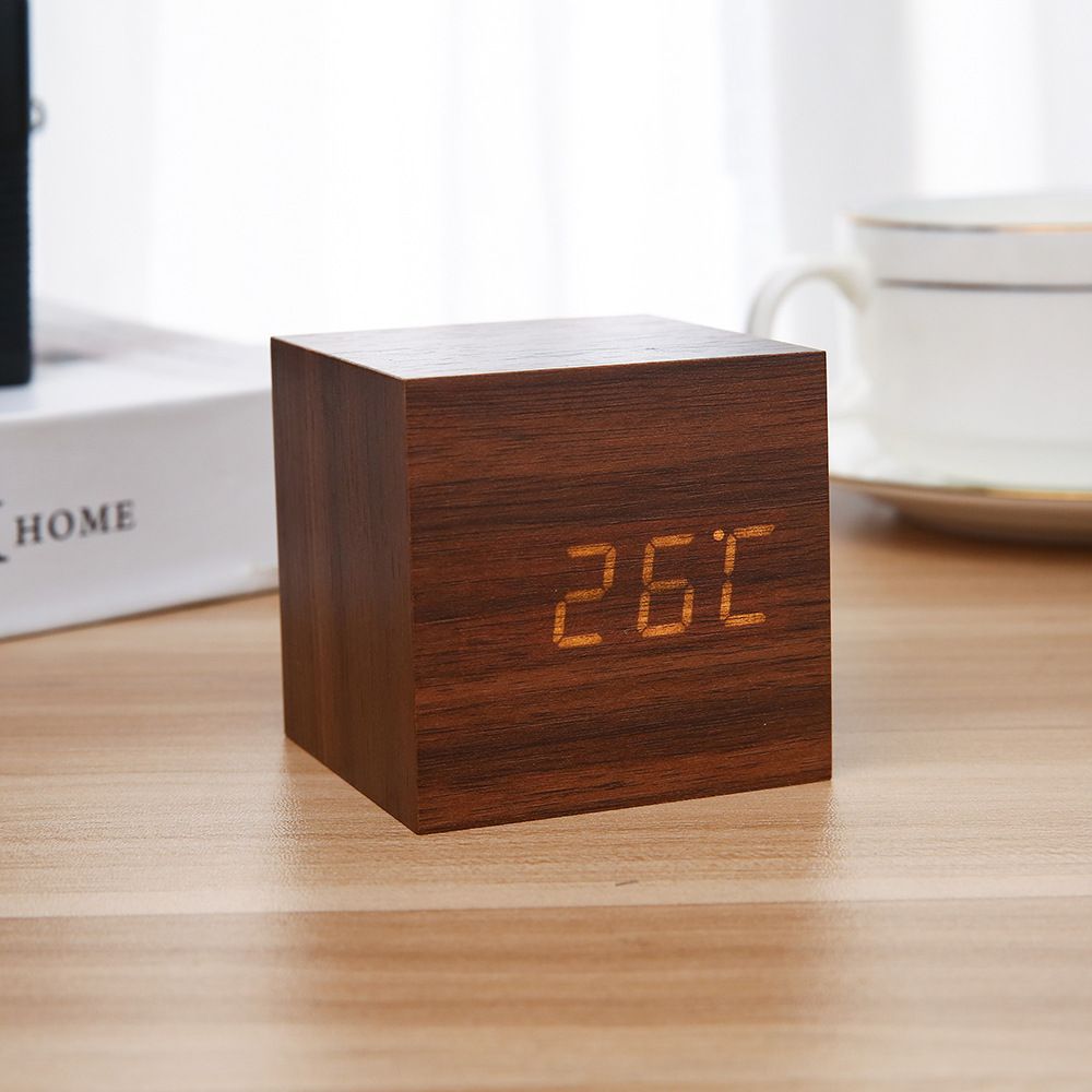 Alva Clock - Wooden Minimalist Clock - Renee Lane Company