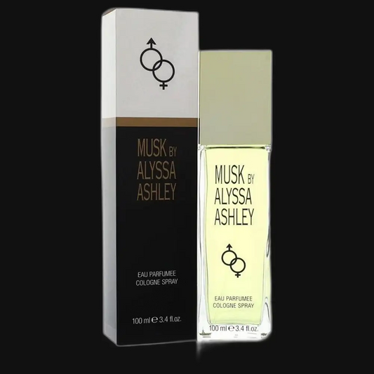Musk perfume bottle and box for women, 100 ml eau de parfum spray
