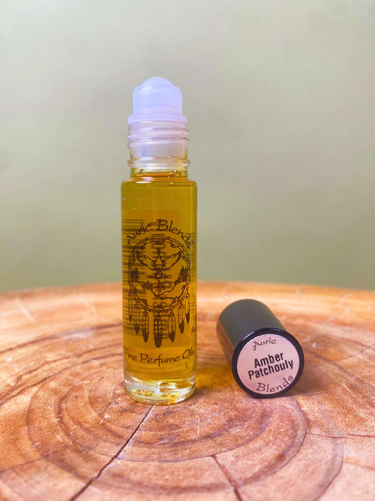Amber Patchouly Roll-on Perfume Oil | 0.33 fl oz - Renee Lane Company