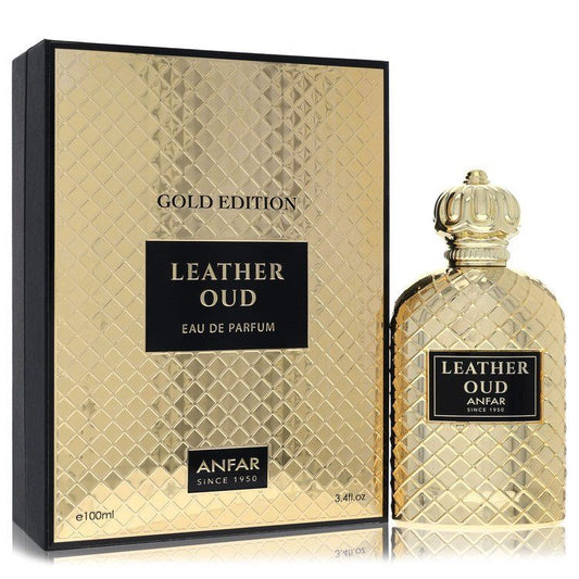 Anfar Leather Oud Gold Edition by Anfar Eau De Parfum Spray - Renee Lane Company