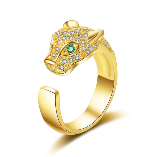 Animal Ring Adjustable Open Cute Lovely Fox with Stones Ring for Women - Renee Lane Company