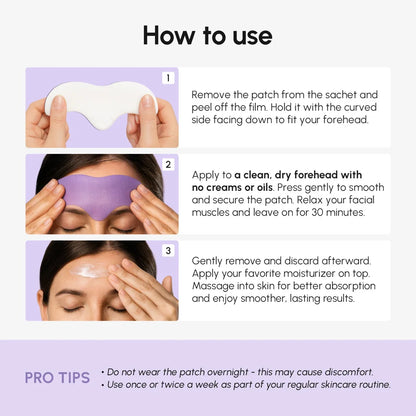 Anti-Wrinkle Forehead Patches - Renee Lane Company