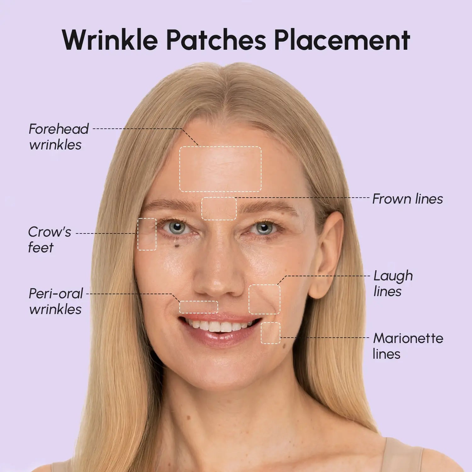 Anti-wrinkle Tape Patches - Renee Lane Company