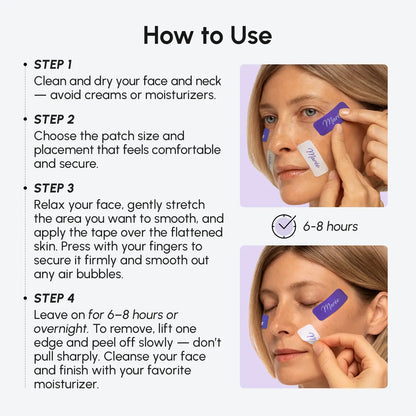 Anti-wrinkle Tape Patches - Renee Lane Company