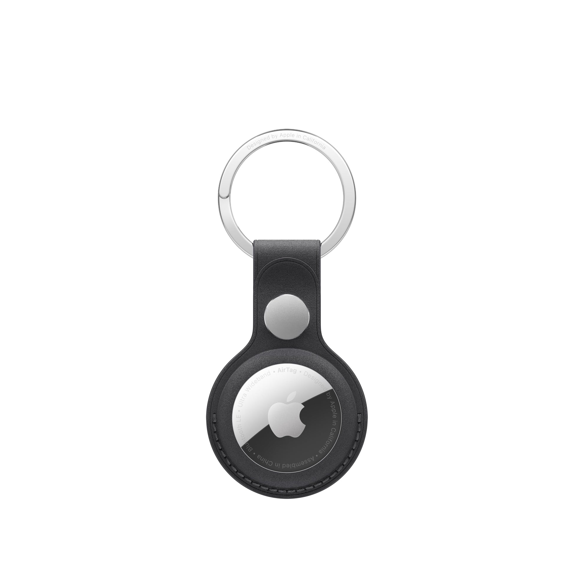 Apple AirTag FineWoven Key Ring - Black - Renee Lane Company