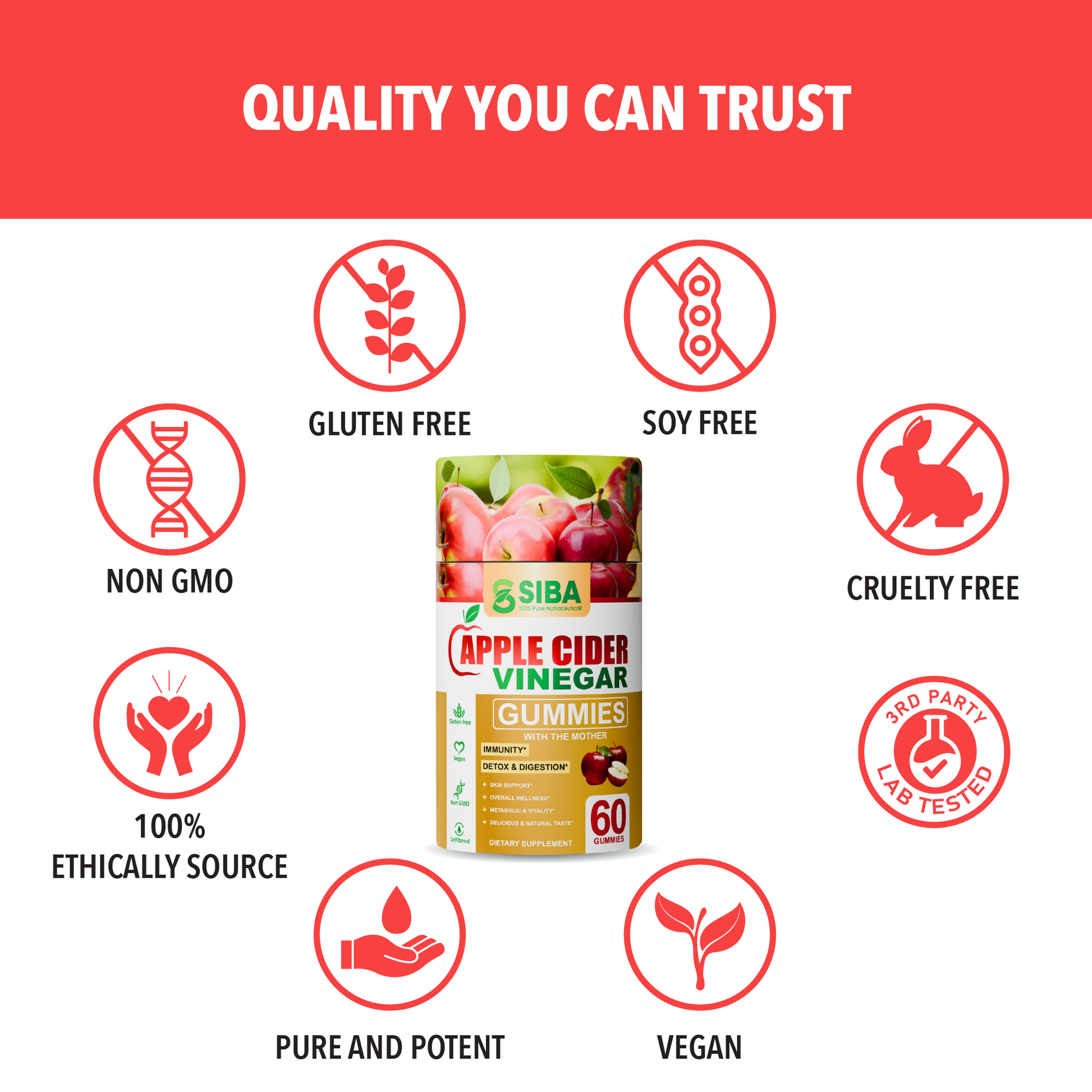 Apple Cider Vinegar Gummies - Renee Lane Company