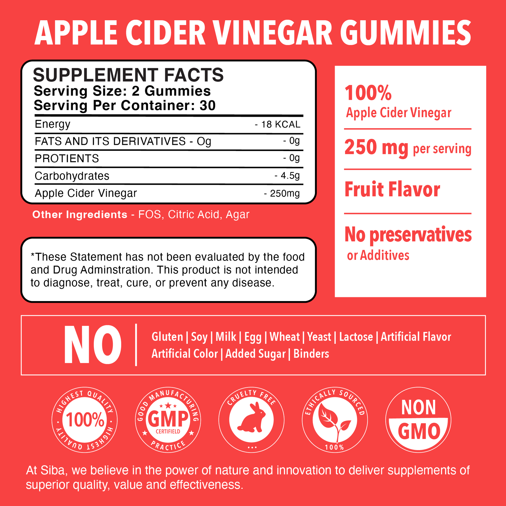 Apple Cider Vinegar Gummies - Renee Lane Company