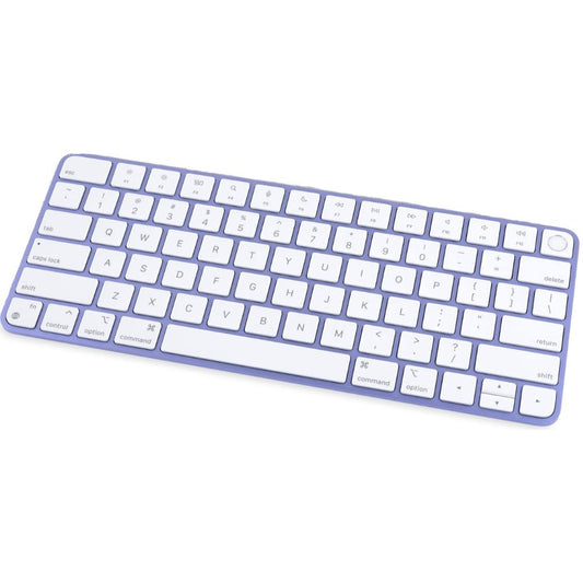 Apple Magic Keyboard with Touch ID for Mac Models with Apple Silicon (QWERTY English) Purple (Renewed) - Renee Lane Company