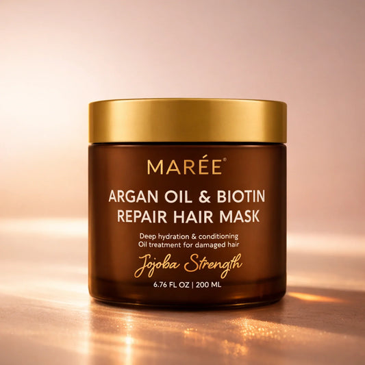 Argan Oil & Biotin Hair Repair Mask - Renee Lane Company