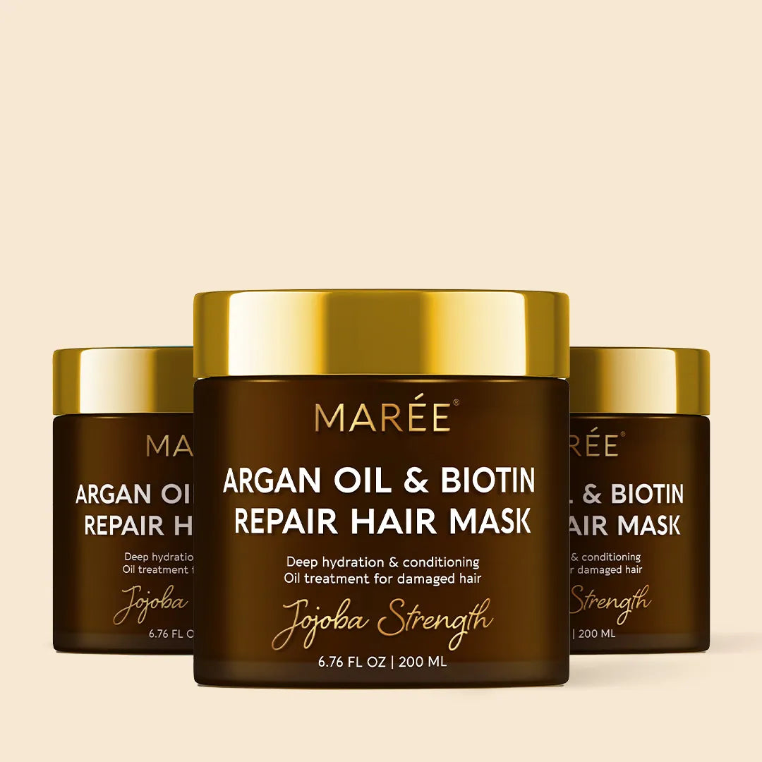 Argan Oil & Biotin Hair Repair Mask - Renee Lane Company