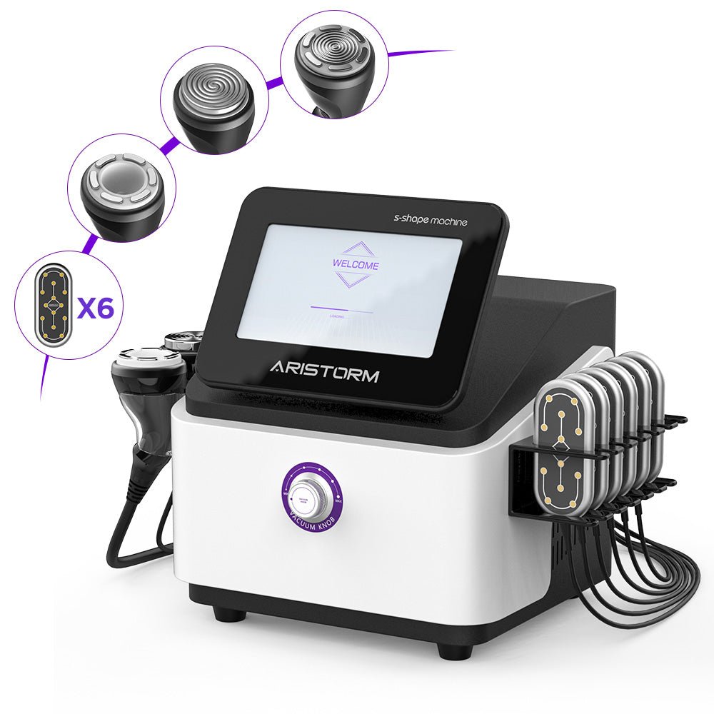 Aristorm 4-in-1 S-Shape Ultrasonic Cavitation & RF Lipo Laser System - Renee Lane Company