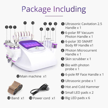Aristorm 40K Cavitation 2.5 RF Skin Scrubber & Facial System - Renee Lane Company