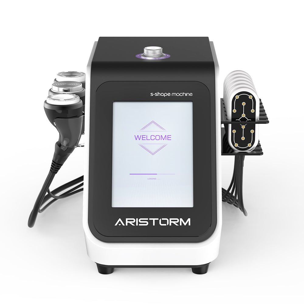 Aristorm S-Shape 4-in-1 Ultrasonic Cavitation & RF LED Lipo Laser System - Renee Lane Company