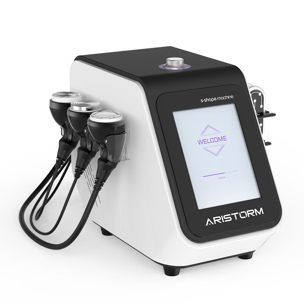 Aristorm S-Shape 4-in-1 Ultrasonic Cavitation & RF LED Lipo Laser System - Renee Lane Company