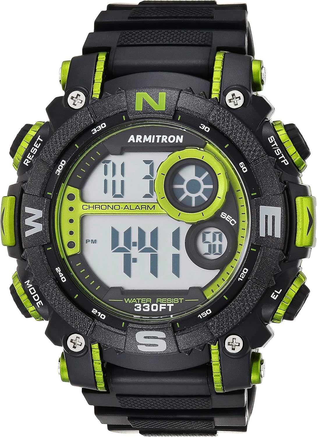 Armitron Sport Men's Digital Chronograph Resin Strap Watch, 40/8284 - Renee Lane Company