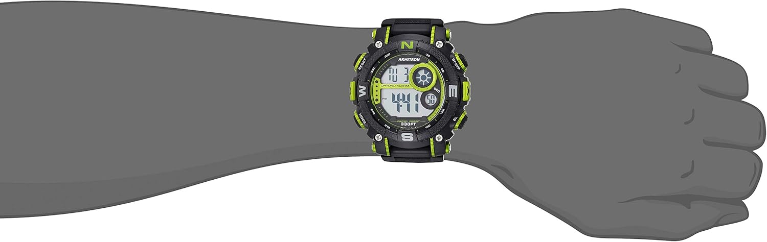 Armitron Sport Men's Digital Chronograph Resin Strap Watch, 40/8284 - Renee Lane Company