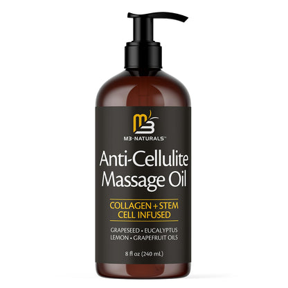 Arnica Sore Muscle Massage Oil – Anti-Cellulite & Skin Tightening with Collagen Stem Cells & Menthol. Perfect for Stocking Stuffers & Christmas Gifts – Full Body Relief & Skin Care for Men & Women. - Renee Lane Company