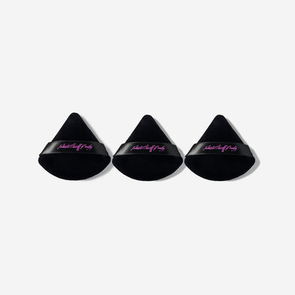 Ashunta Sheriff Beauty Velvet Hypoallergenic Ultra Soft Black Puffs (3-Pack) - Renee Lane Company