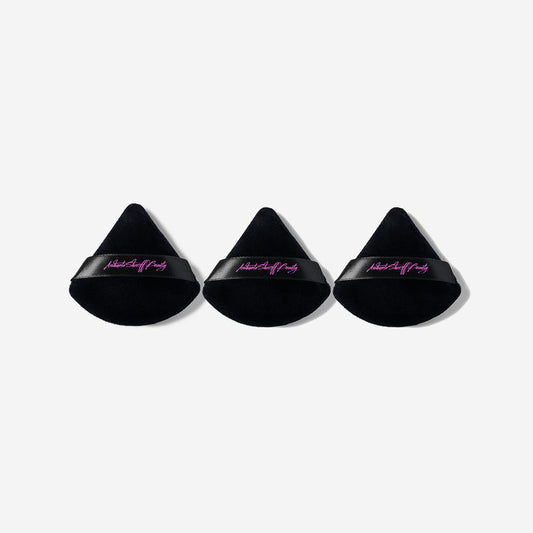 Ashunta Sheriff Beauty Velvet Hypoallergenic Ultra Soft Black Puffs (3-Pack) - Renee Lane Company