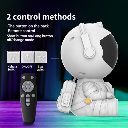 Astronaut Galaxy Projector, Star Projector Galaxy Light, Night Light for Kids, Nebula Ceiling LED Lamp, Room Decor, with  Remote, Gifts for Birthdays - Renee Lane Company