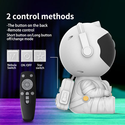 Astronaut Galaxy Projector, Star Projector Galaxy Light, Night Light for Kids, Nebula Ceiling LED Lamp, Room Decor, with  Remote, Gifts for Birthdays - Renee Lane Company